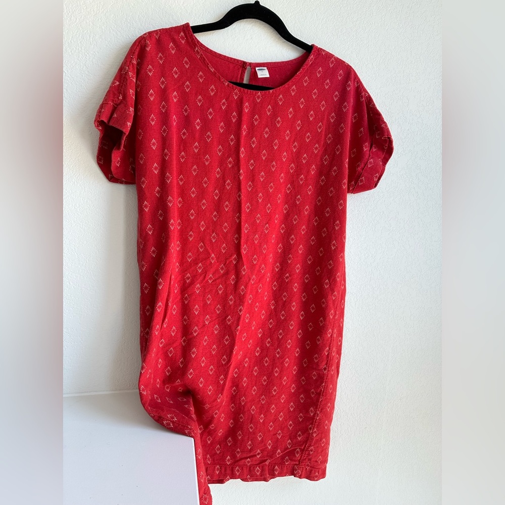 Old Navy red dress size m